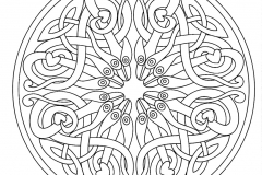 Mandala a colorier adulte difficile 17